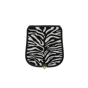 Wechselklappe - Zebra Pearl - schwarz-weiß