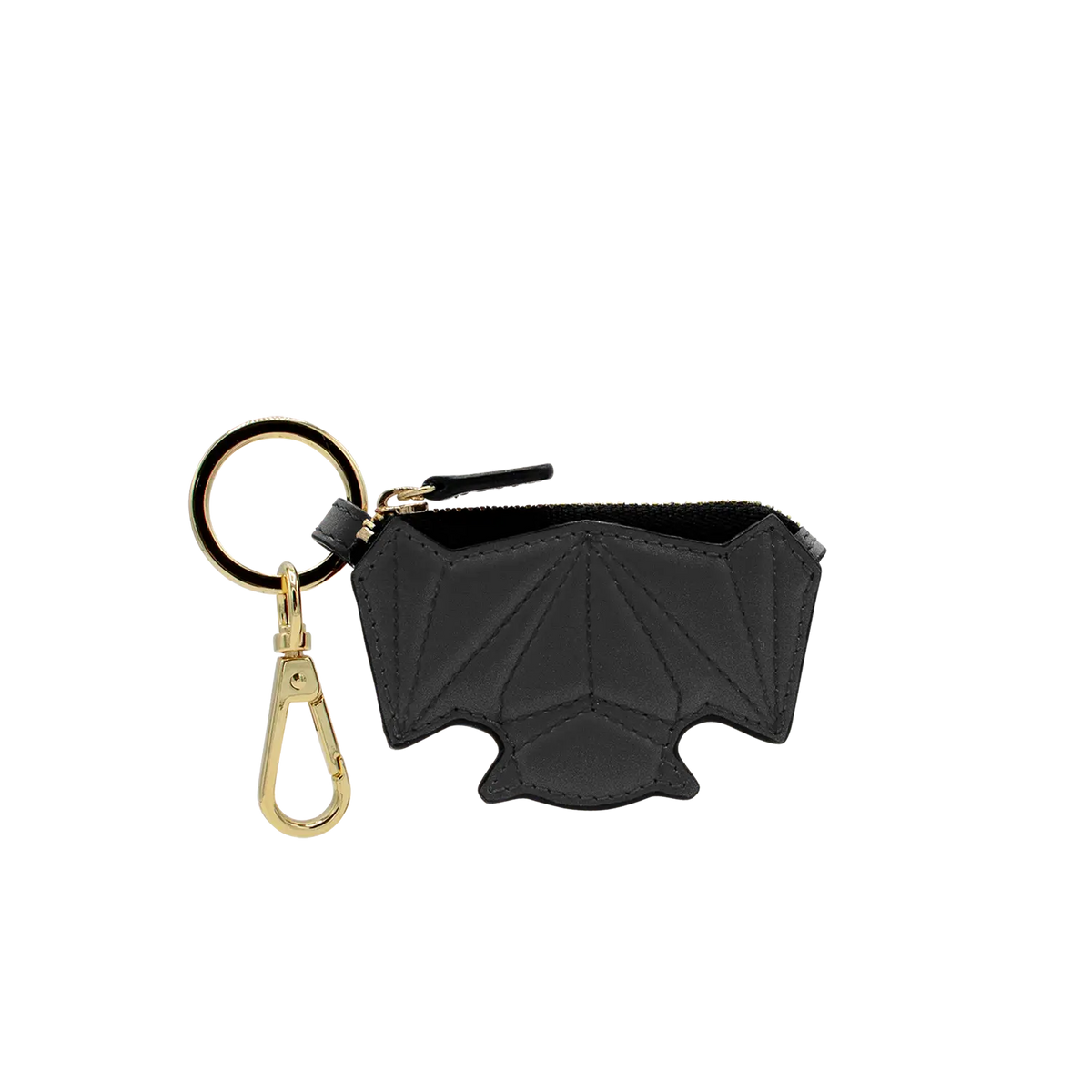 Schlüsselanhänger - Zip it Bat - schwarz